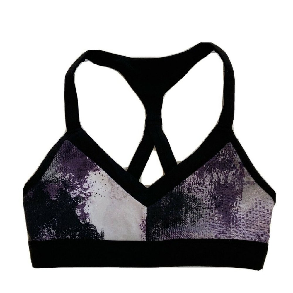Alo Yoga Sports Bra Size XSmall! Purple And Black!